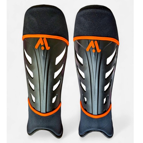 Model hockey shin pads - hockey,