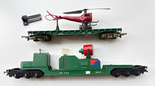 Tri-ang Railways R.341 + R.128 Nato Searchlight Wagon & Helicopter Boxed IL