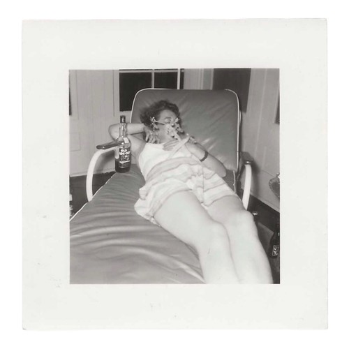 Vintage snapshot small photo - small,