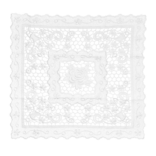15x15 retro lace placemat - 15x15-in,