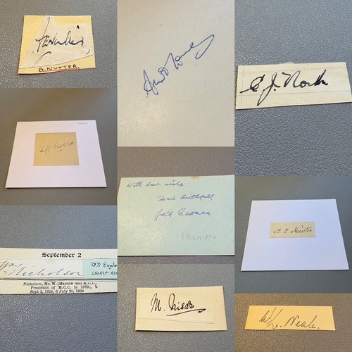 Cricket autograph surname n - cricket,