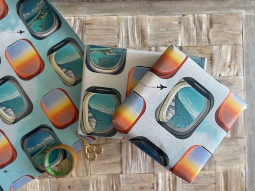 Airplane windows wrapping - windows,