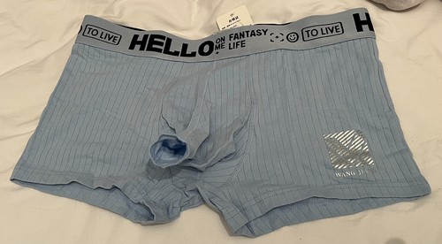 Mens blue cotton pouch - mens,