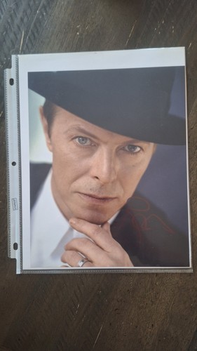 David bowie signed - signed, photo