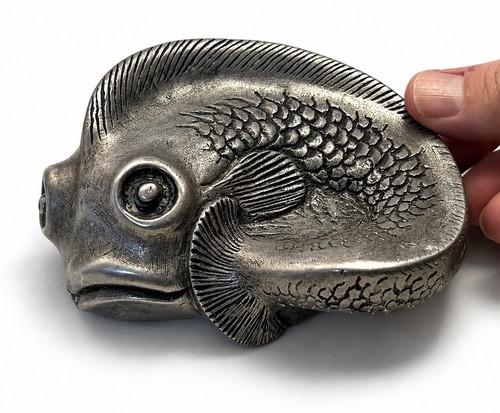 Unusual curled fish - unusual, ornament
