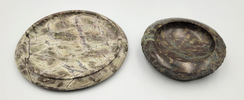 Two serpentine bowls trinket - two,