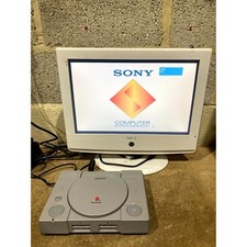 Sony PlayStation 1 SCPH-7502 PAL Video Gaming Console Compact with Accessories