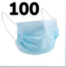 100 X Disposable Medical Face
