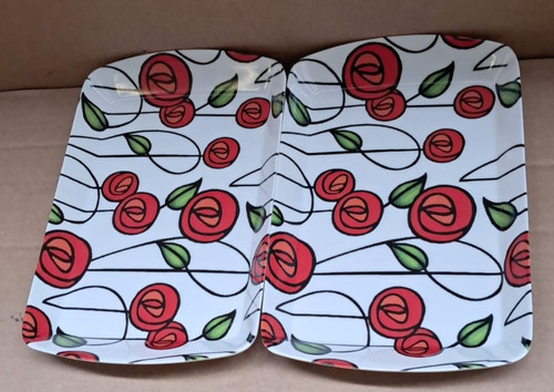 Serving tray melamine - serving,