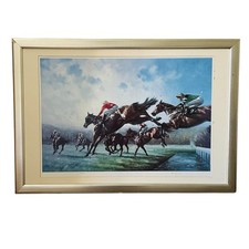 Gold Cup Cheltenham Art Print 500 of 500 Graham Isom Signed Horseracing X-LARGE