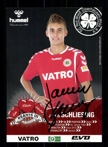Jannis schliesing autograph - schliesing,