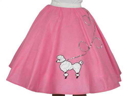 Hot pink felt - felt, poodle