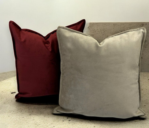 Plush velvet cushion cover - plush,