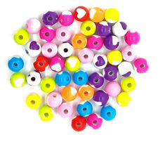 50pcs 8mm assorted round