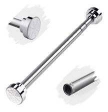 Extendable Shower Curtain Rod Telescopic Curtain Pole Stainless Steel Extendable