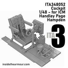 ITA3 1/48 Cockpit set for ICM