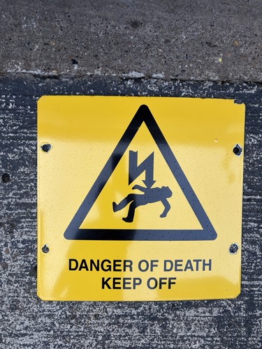 Vintage enamel sign flat - enamel,
