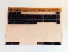 Yamaha RD 350 LC 4L0 82 Spare Parts List Microfiche (Oct 81)