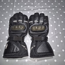 Crane Motorcycle Textile/Leather Gloves Mens Medium 