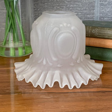 Vintage Frosted Glass Light