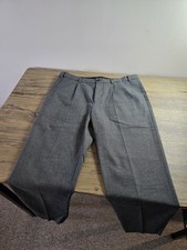 Mens Suit Trousers Dark Grey