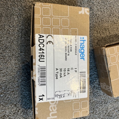 Hager rcbo 10ka - 10ka, c-16a