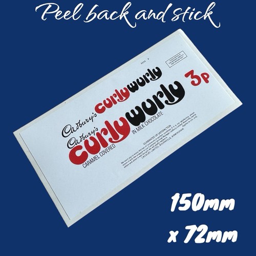 Curlywurly sweet wrapper - curlywurly,