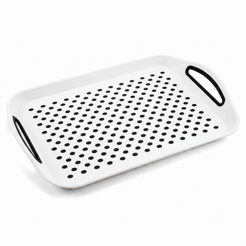 Serving tray with handles non - handles,