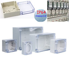 Waterproof Clear Cover Electronic Project Box Enclosure Case Junction Box DIY