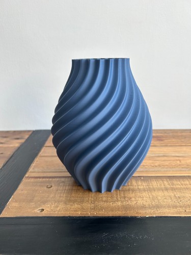 Printed vase swirl - printed,