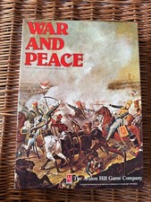 War & Peace by Avalon Hill  Napoleonic War Game COMPLETE UNPUNCHED C