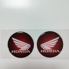 2 x HONDA STICKERS GEL DECAL