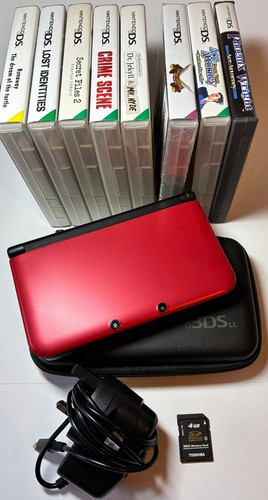 Nintendo 3ds red - xl,