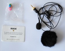 Rode RODELink Lav Omnidirectional Lavalier Microphone - Black