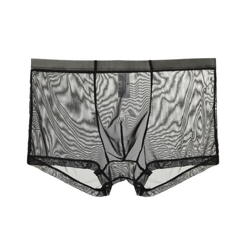 Mens transparent mesh - transparent,