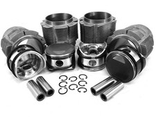 Big bore piston and biral cylinder kit 86mm. Porsche 356A / 356B - 0081186PE