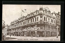Old postcard Capetown, Grand
