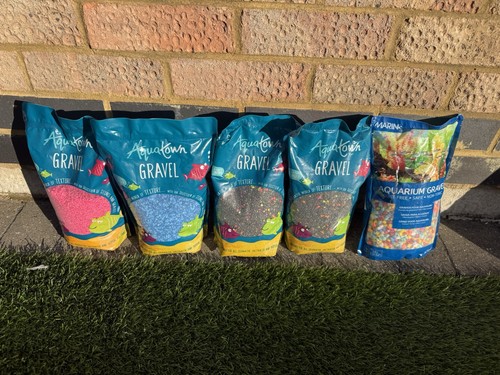 Aqua one coloured gravel - 5,