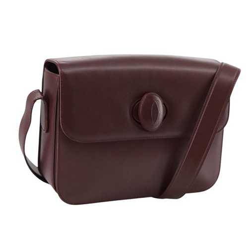 Cartier shoulder bag leather - cartier,