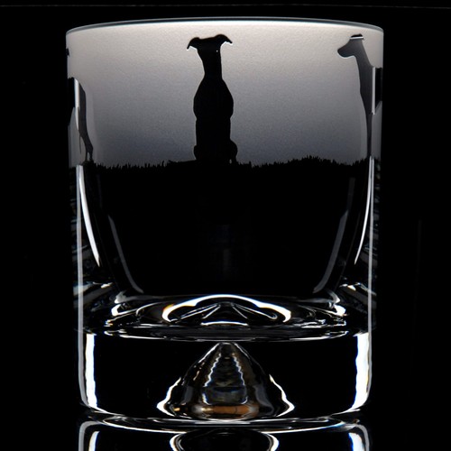 Whippet dog whiskey tumbler - whippet,
