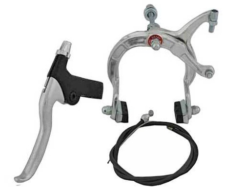 Front wheel hand brake - front, for