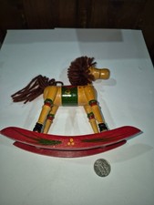 Wooden Christmas Rocking Horse