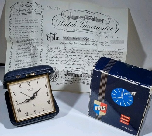 Vintage oris alarm clock - vintage, boxed