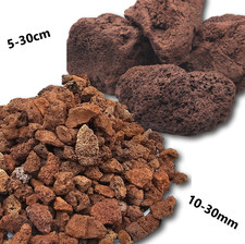 Aquarium gravel lava rocks