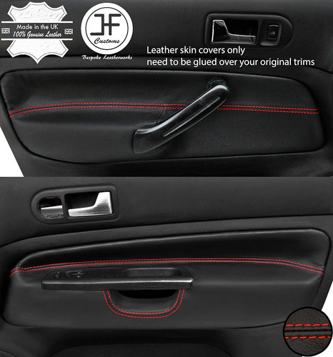 Red stitch front - door, card