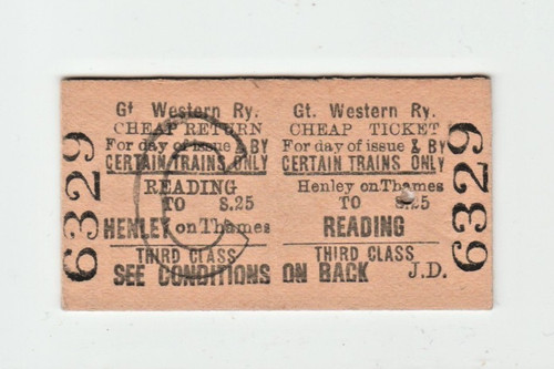 Great western railway ticket - great,