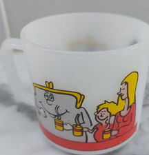 Vintage Milk Glass Mug