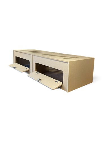 Camper van storage - camper, bed