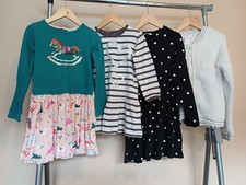 Girls Clothes Bundle 7-8 Years Long Sleeve Dresses Tunic Boden Very White Jacket