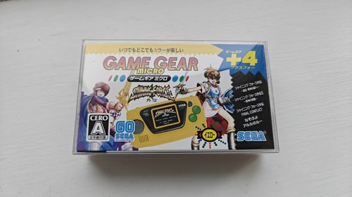 Sega game gear micro yellow - gear,